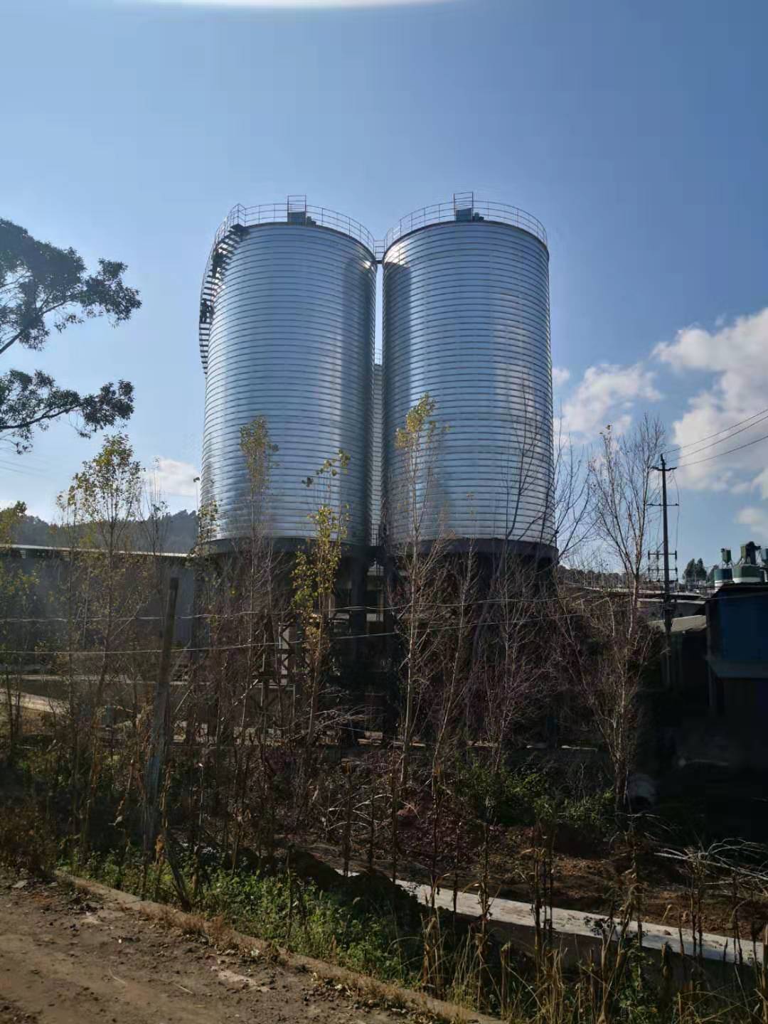 螺旋式砂石骨料仓 