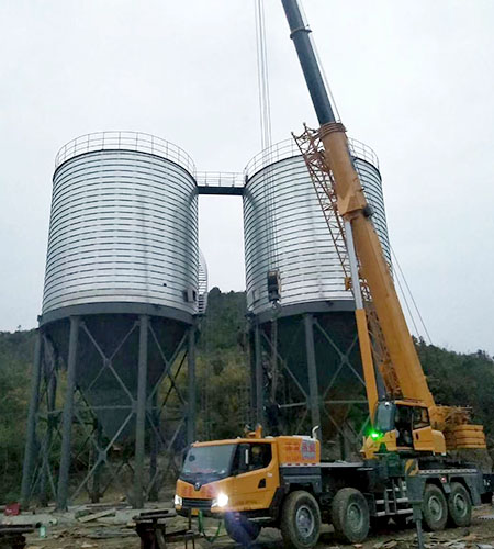 粮食、饲料储存专用钢板仓 